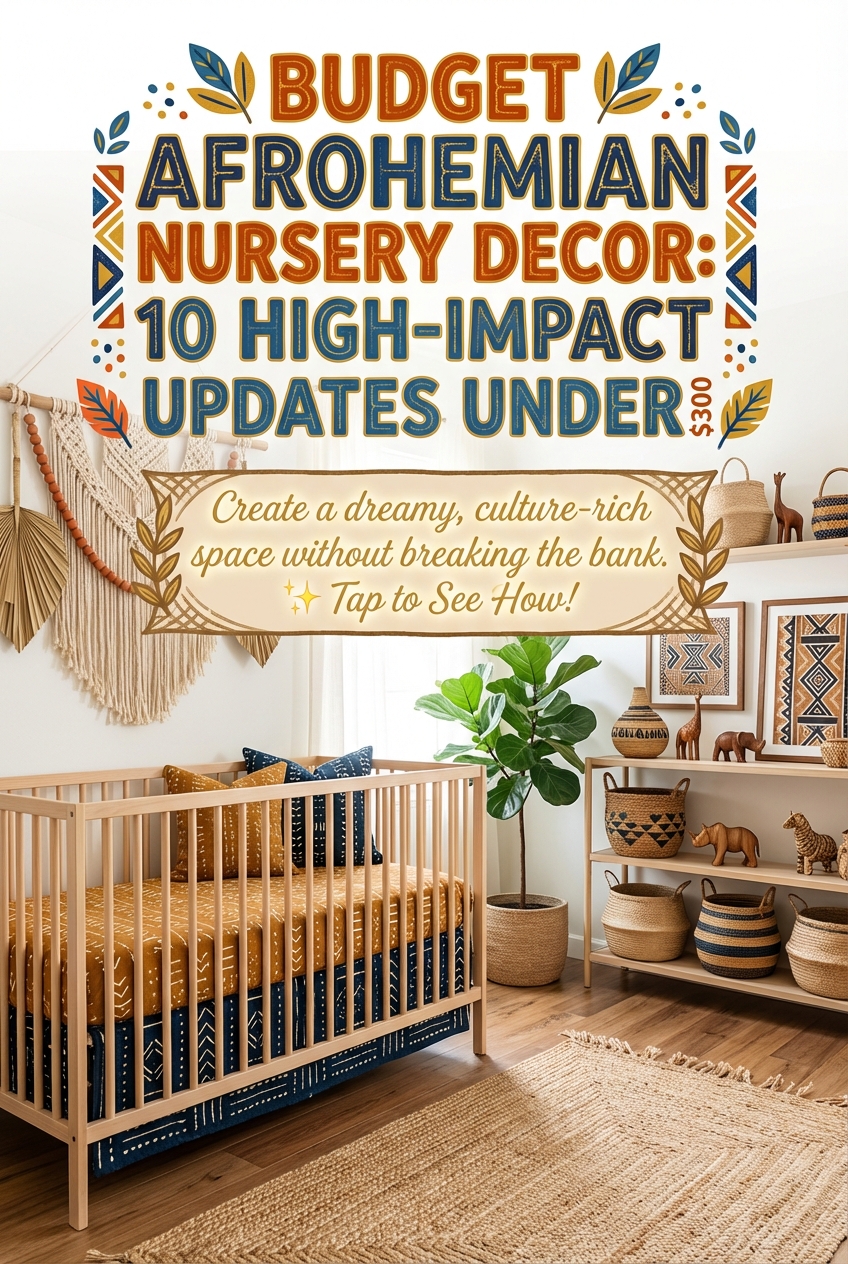 Budget Afrohemian Nursery Decor: 10 High-Impact Updates Under $300 - photo 2