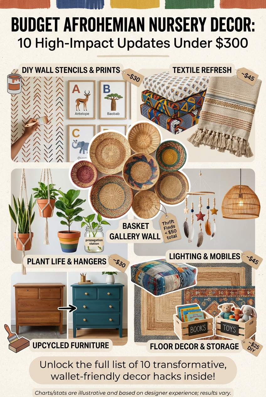 Budget Afrohemian Nursery Decor: 10 High-Impact Updates Under $300 - photo 4