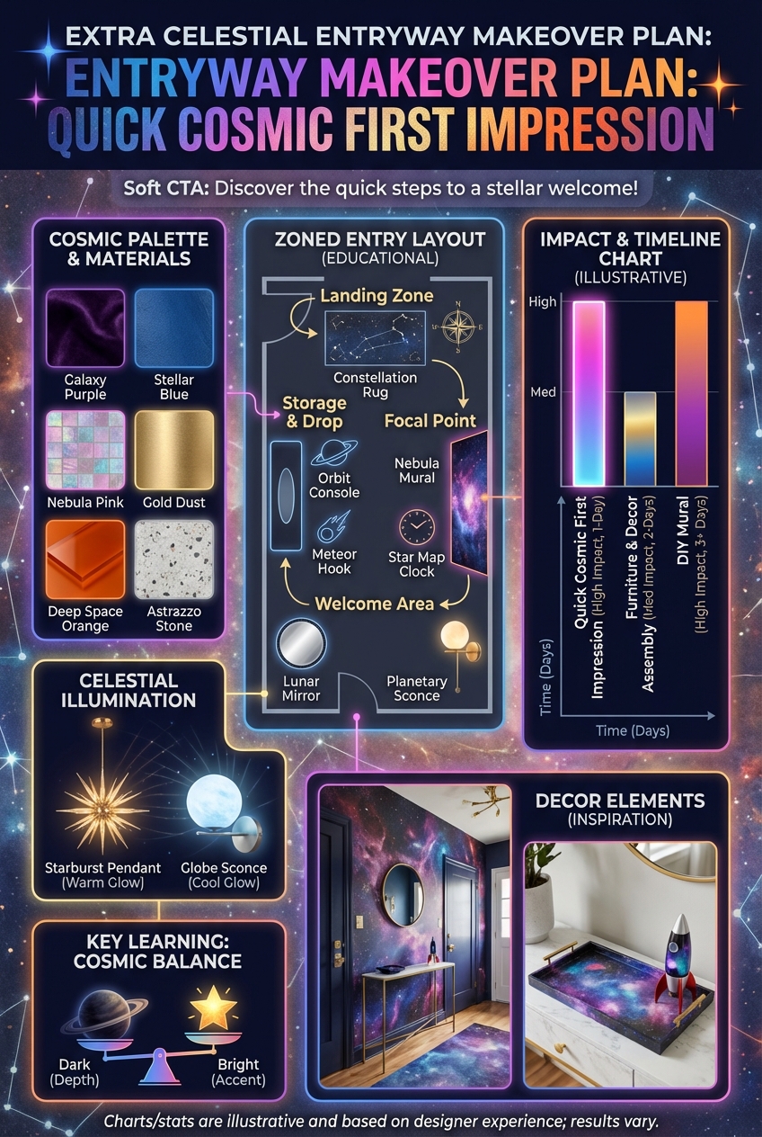 Extra Celestial Entryway Makeover Plan: Quick Cosmic First Impression - photo 4