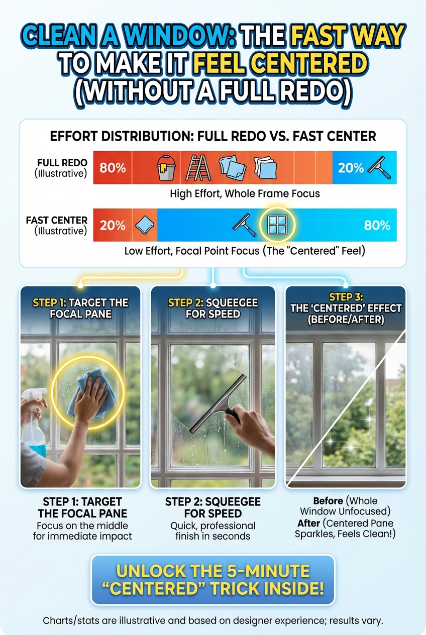 Clean a Window: the Fast Way to Make It Feel Centered (without a Full Redo) - photo 3