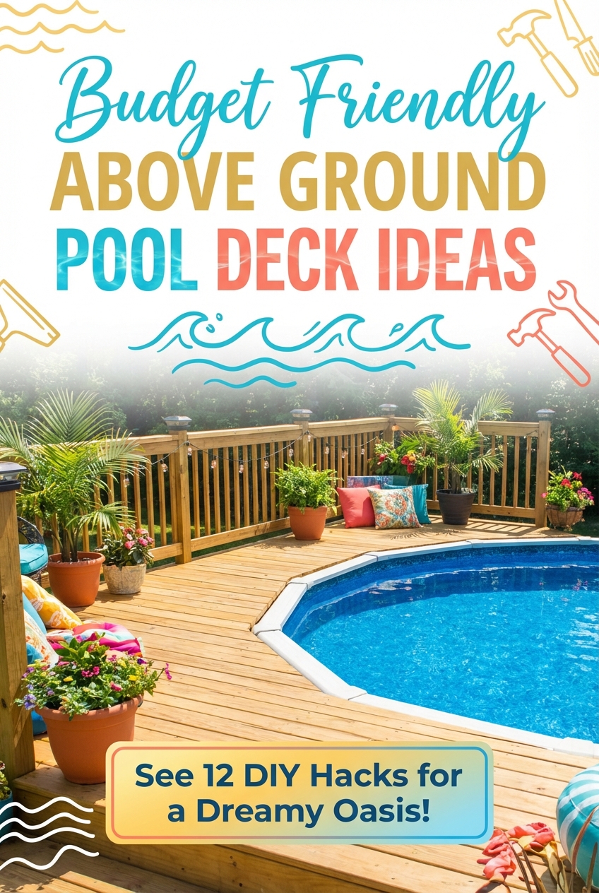 Budget Friendly Above Ground Pool Deck Ideas - photo 2