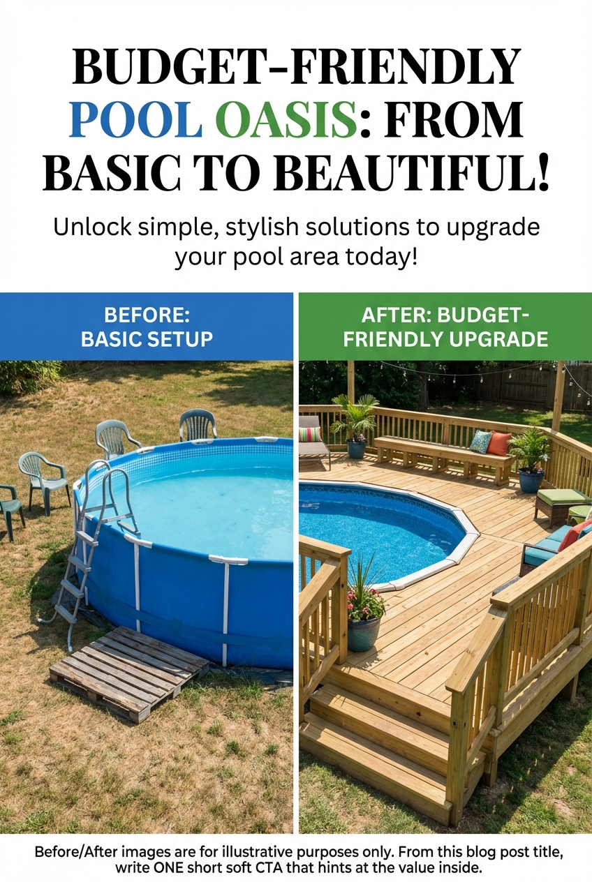 Budget Friendly Above Ground Pool Deck Ideas - photo 5