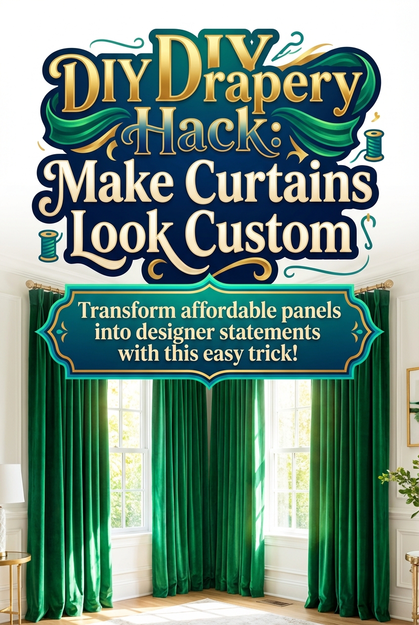 DIY Drapery Hack: Make Curtains Look Custom - photo 2