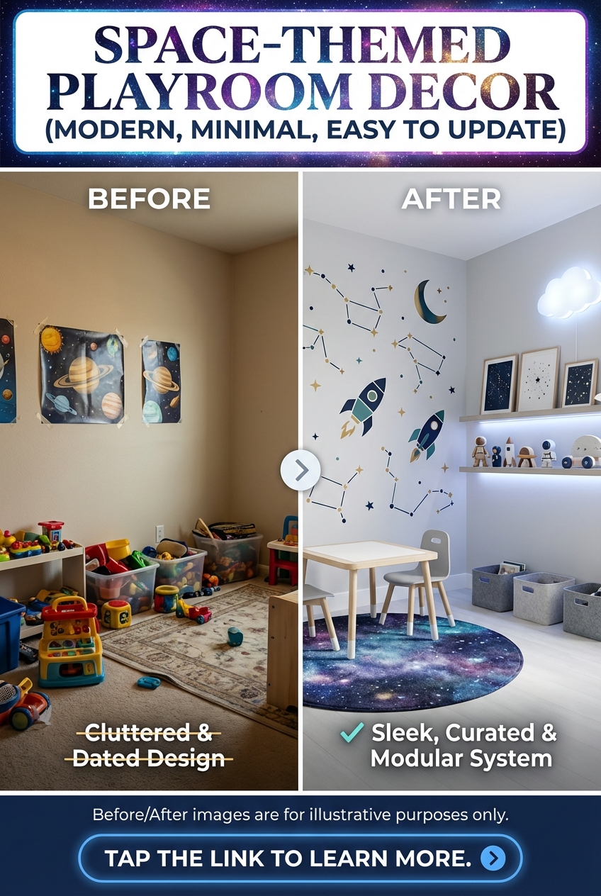 Space-Themed Playroom Decor (Modern, Minimal, Easy to Update) - photo 5
