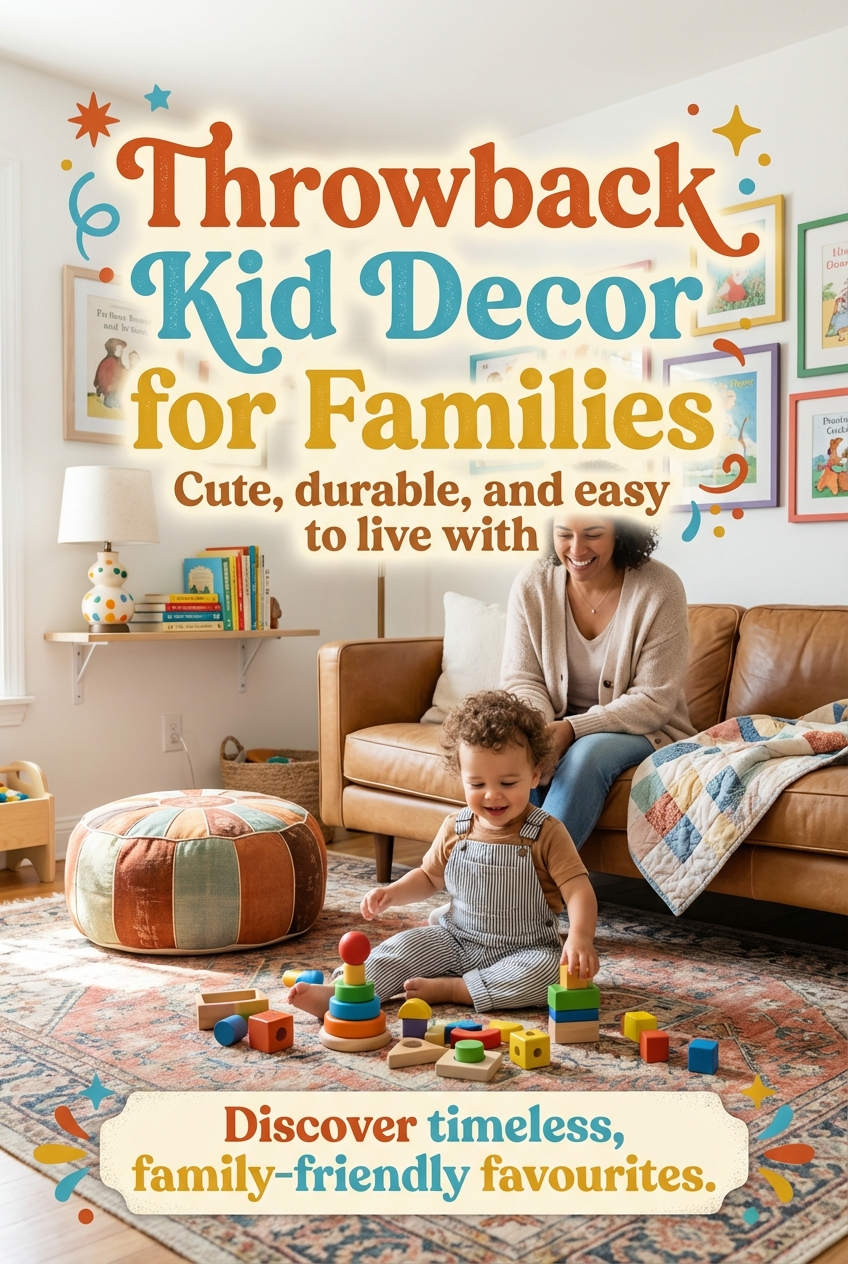 Throwback Kid Decor for Families: Cute, durable, and easy to live with - photo 2