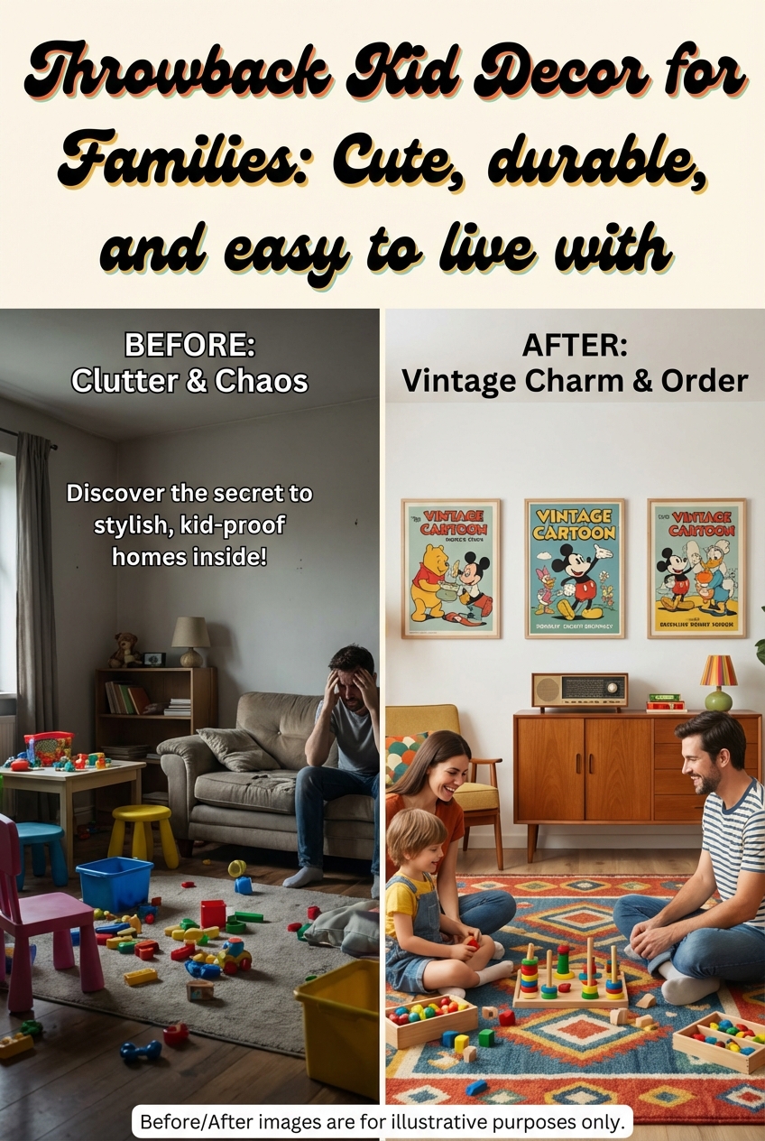 Throwback Kid Decor for Families: Cute, durable, and easy to live with - photo 5