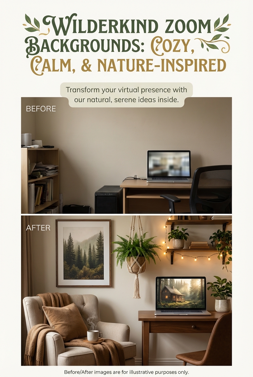 Wilderkind Zoom Background Ideas: cozy, calm, and nature-inspired - photo 5