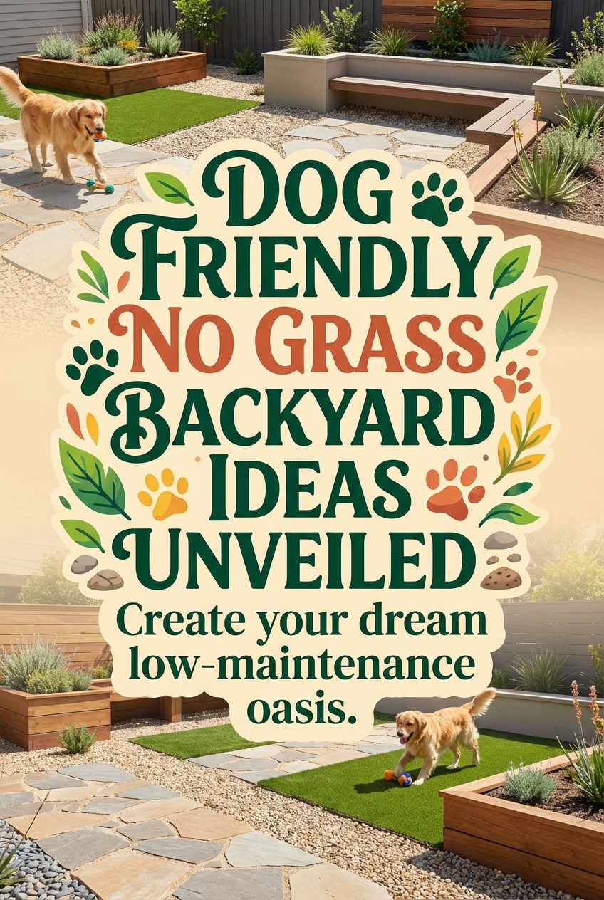 Dog Friendly No Grass Backyard Ideas Unveiled - photo 2