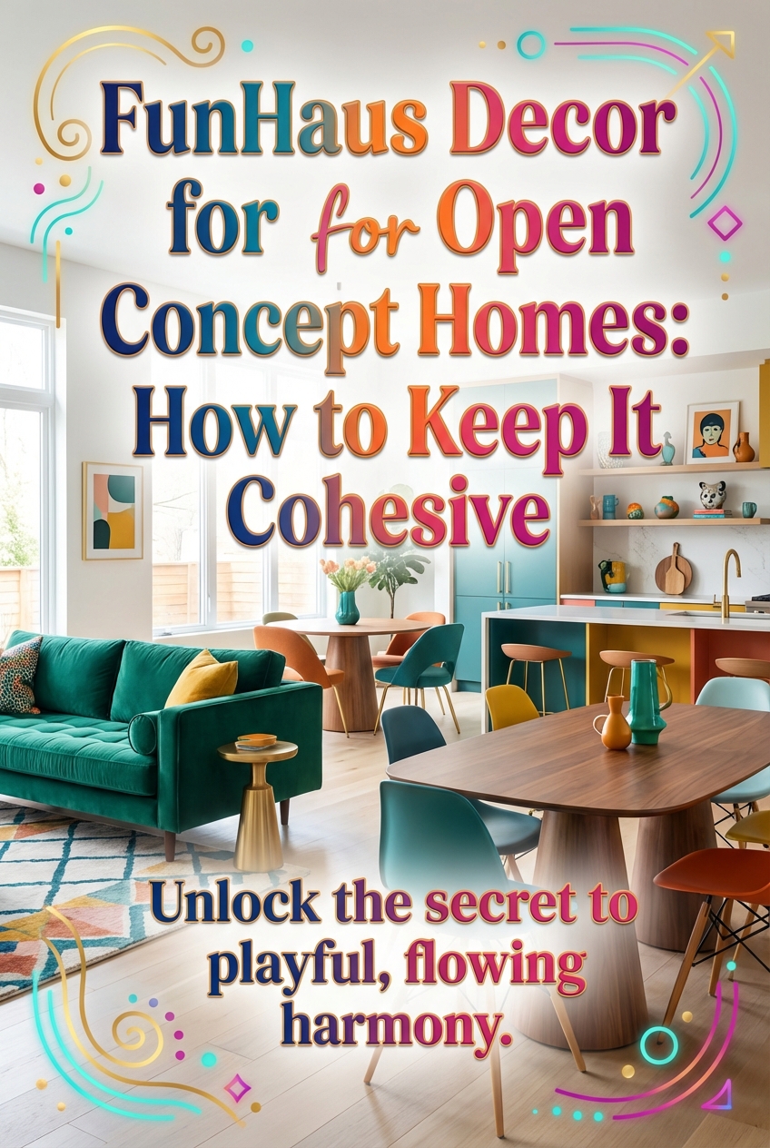 FunHaus Decor for Open Concept Homes: How to Keep It Cohesive - photo 2