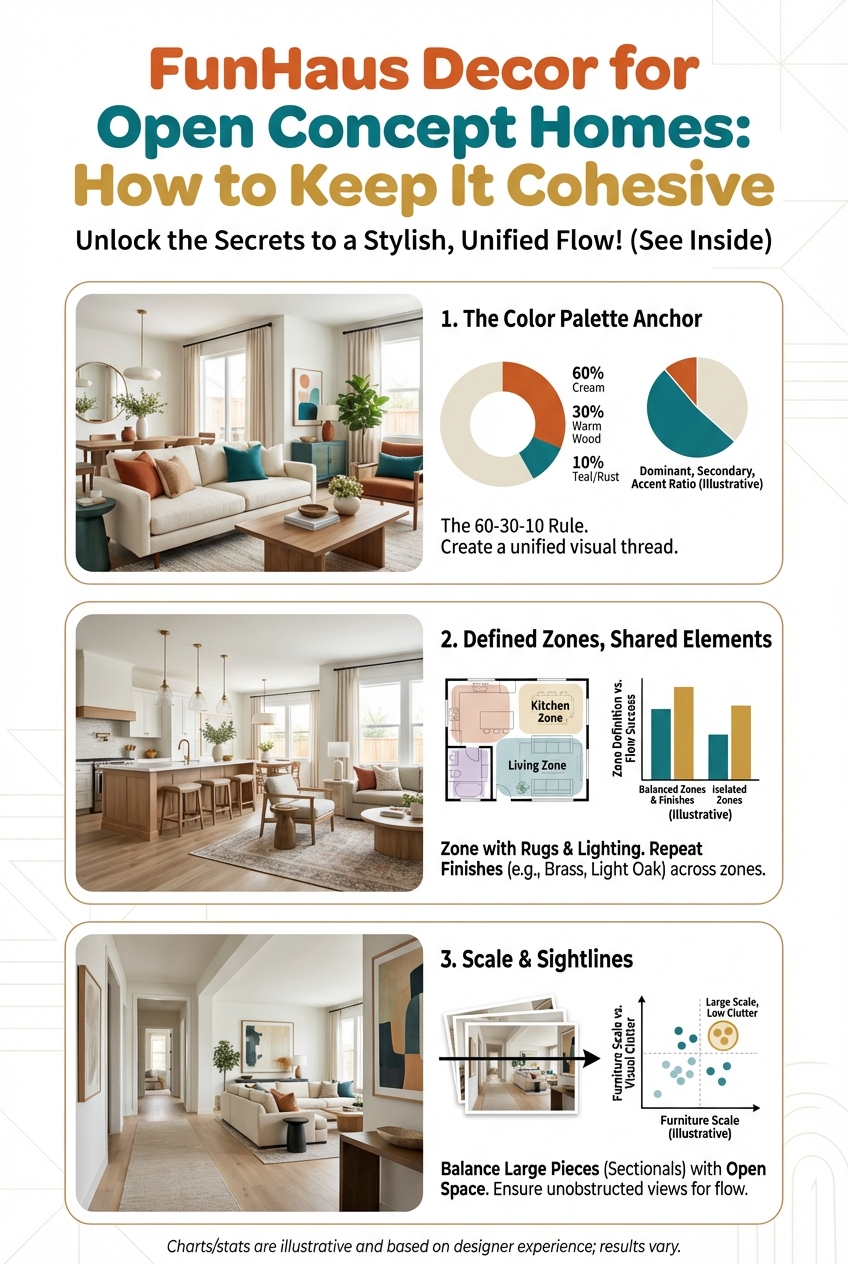 FunHaus Decor for Open Concept Homes: How to Keep It Cohesive - photo 3