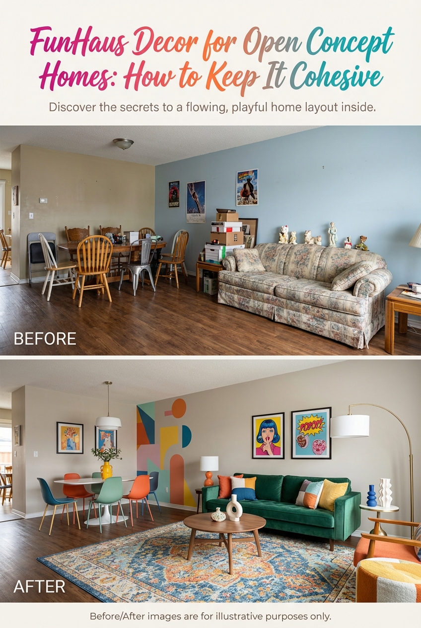 FunHaus Decor for Open Concept Homes: How to Keep It Cohesive - photo 5