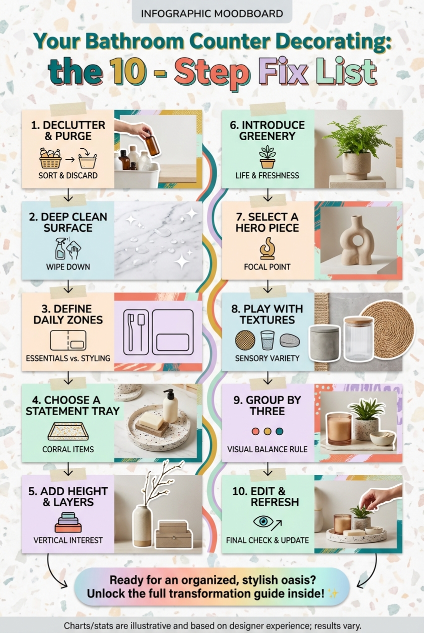 Your Bathroom Counter Decorating: the 10 – Step Fix List - photo 4