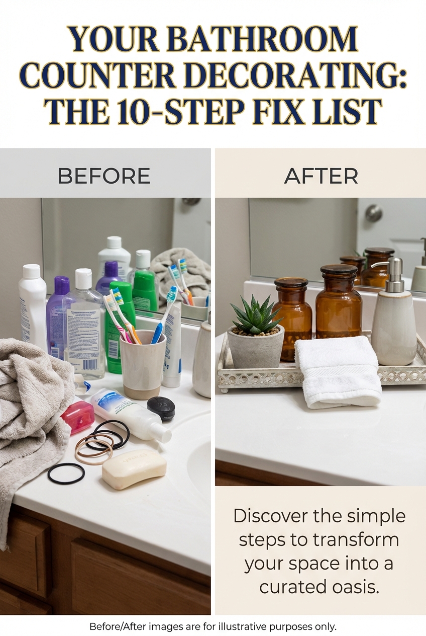 Your Bathroom Counter Decorating: the 10 – Step Fix List - photo 5