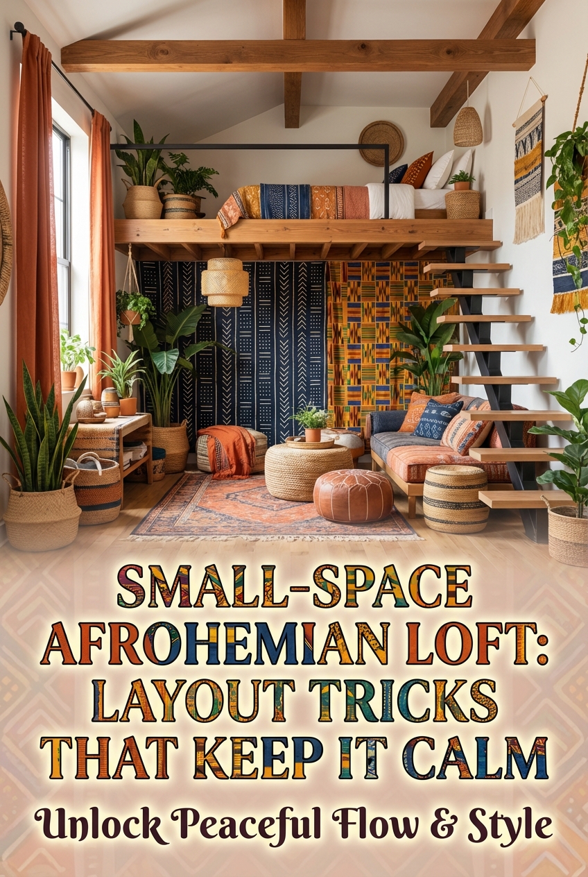 Small-Space Afrohemian Loft: Layout Tricks That Keep It Calm - photo 2