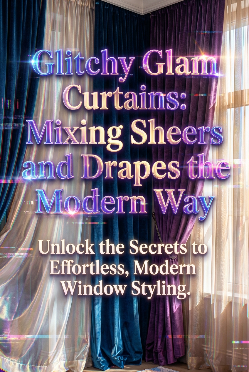 Glitchy Glam Curtains: Mixing Sheers and Drapes the Modern Way - photo 2