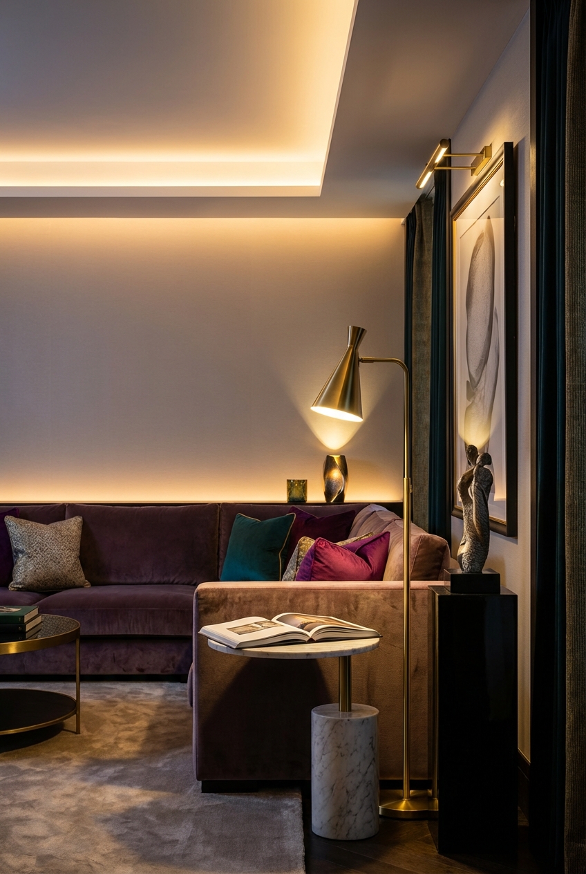 How to Layer Lighting: ambient + task + accent (Glamoratti guide)