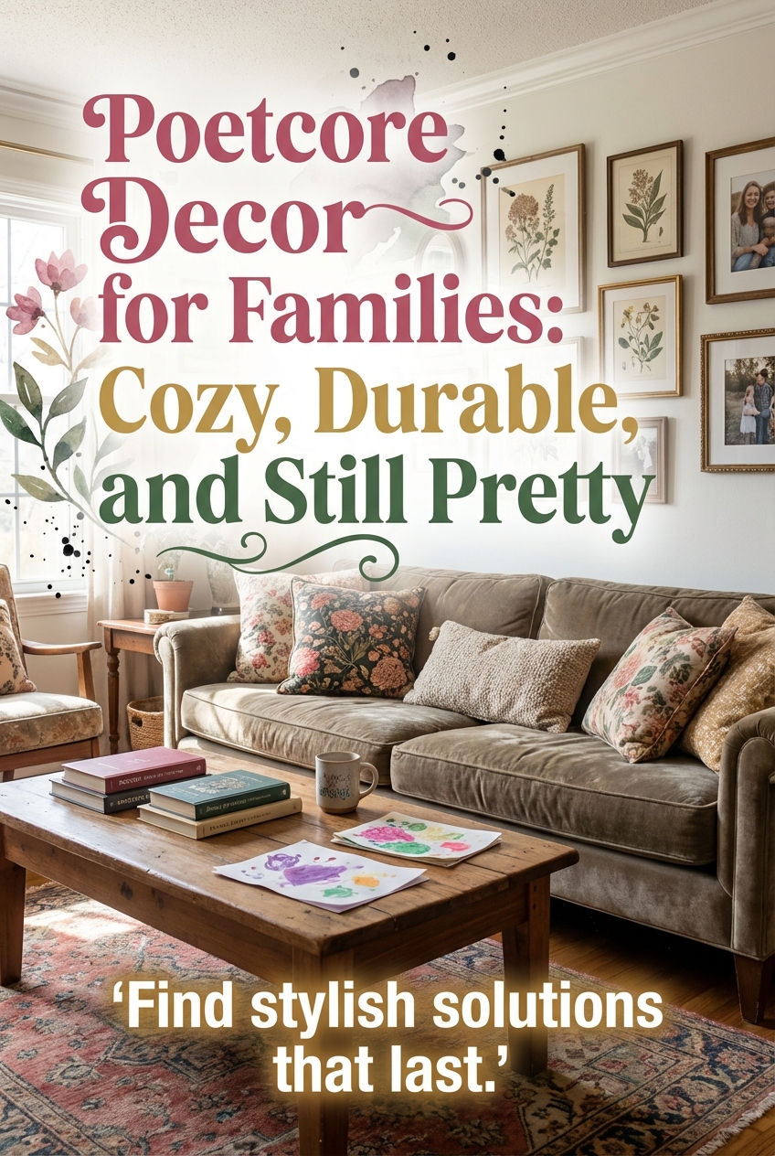 Poetcore Decor for Families: Cozy, Durable, and Still Pretty - photo 2