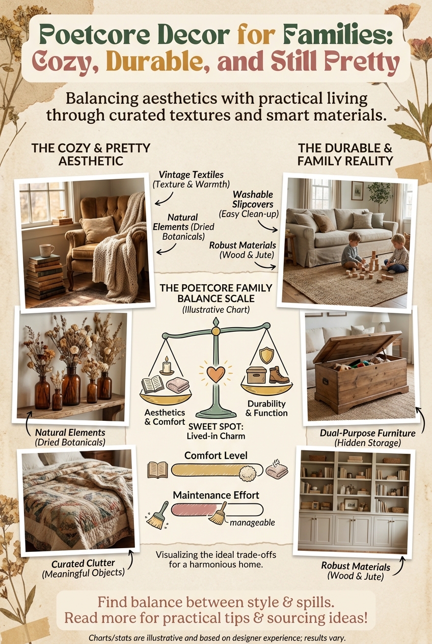 Poetcore Decor for Families: Cozy, Durable, and Still Pretty - photo 3