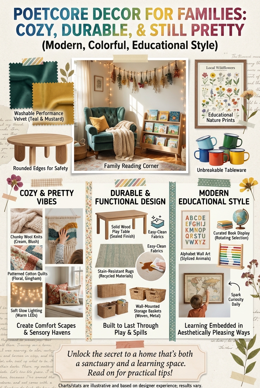 Poetcore Decor for Families: Cozy, Durable, and Still Pretty - photo 4