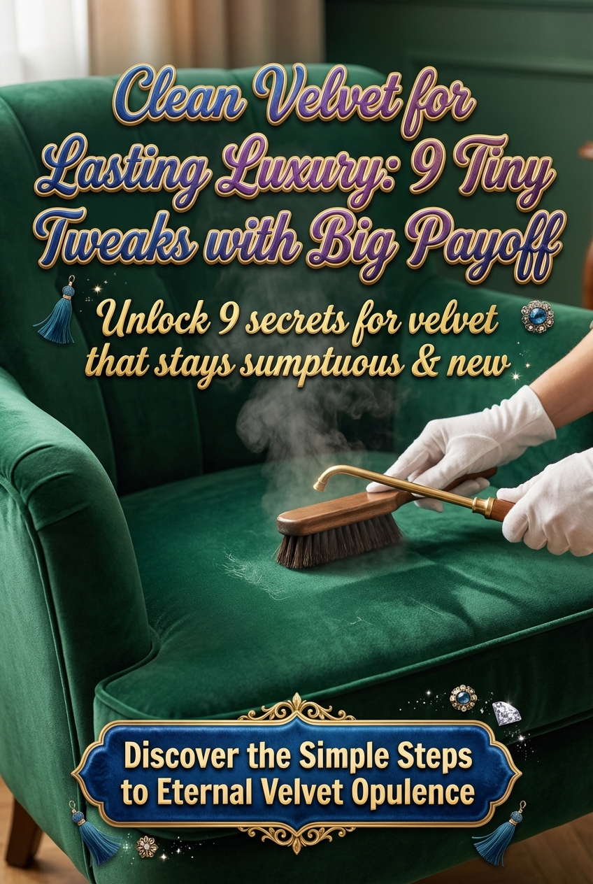 Clean Velvet for Lasting Luxury: 9 Tiny Tweaks with Big Payoff - photo 2
