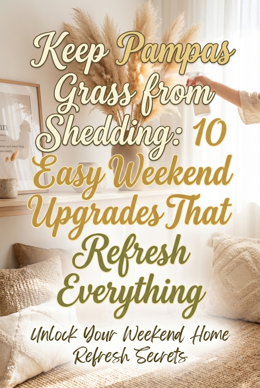 Keep Pampas Grass from Shedding: 10 Easy Weekend Upgrades That Refresh Everything - photo 2