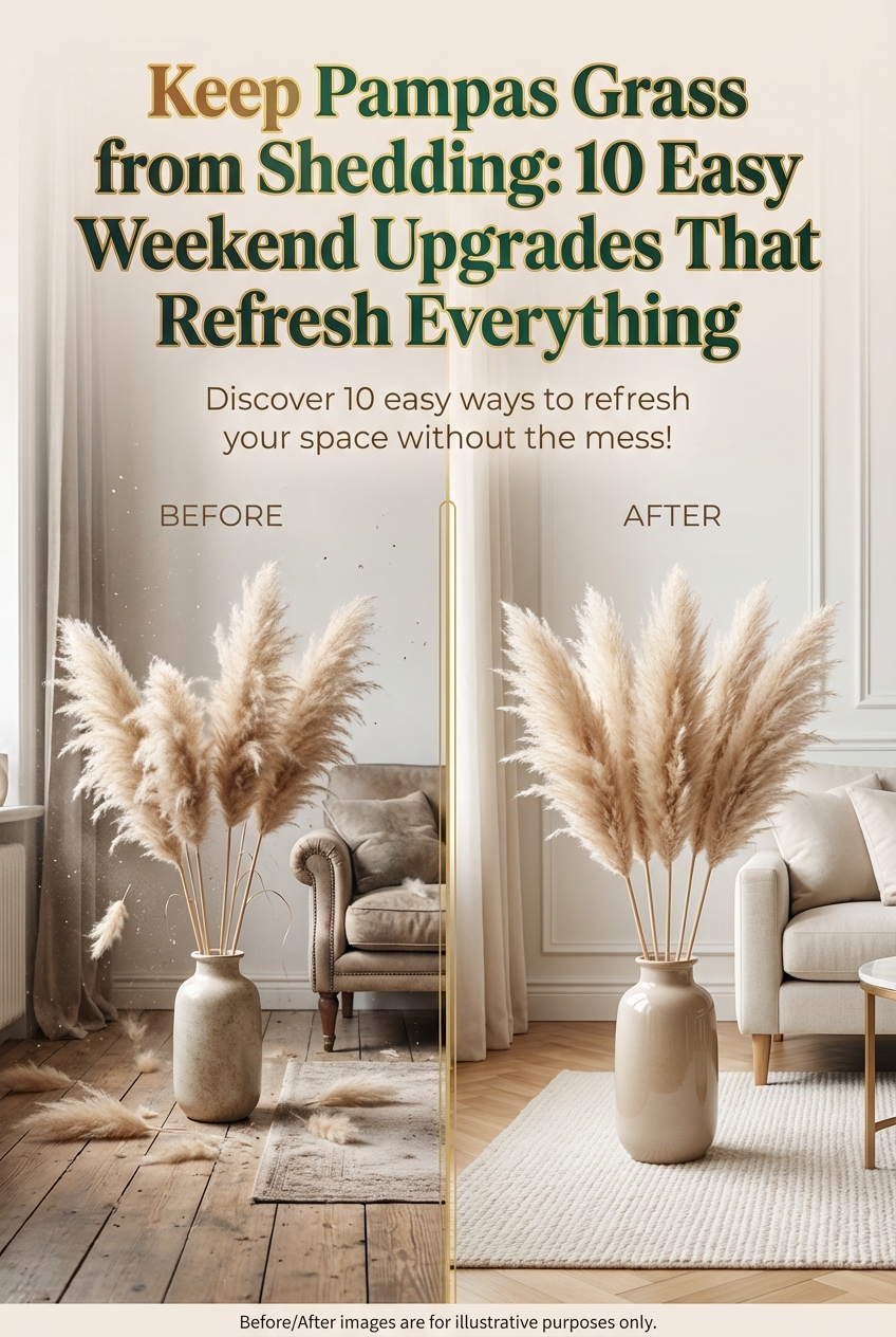 Keep Pampas Grass from Shedding: 10 Easy Weekend Upgrades That Refresh Everything - photo 5