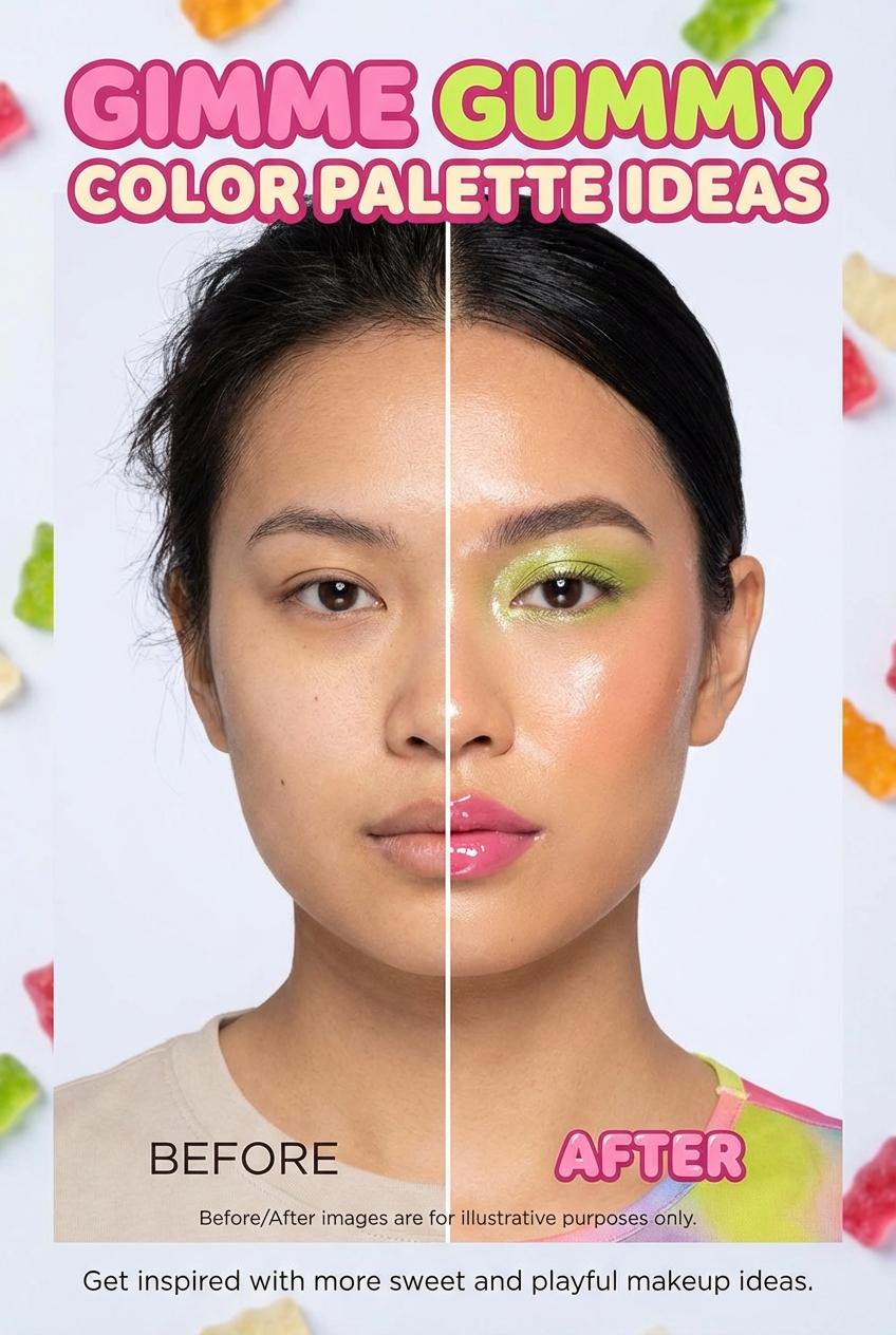 Gimme Gummy Color Palette Ideas: Jelly Pink, Lime, Clear, and Cream - photo 5