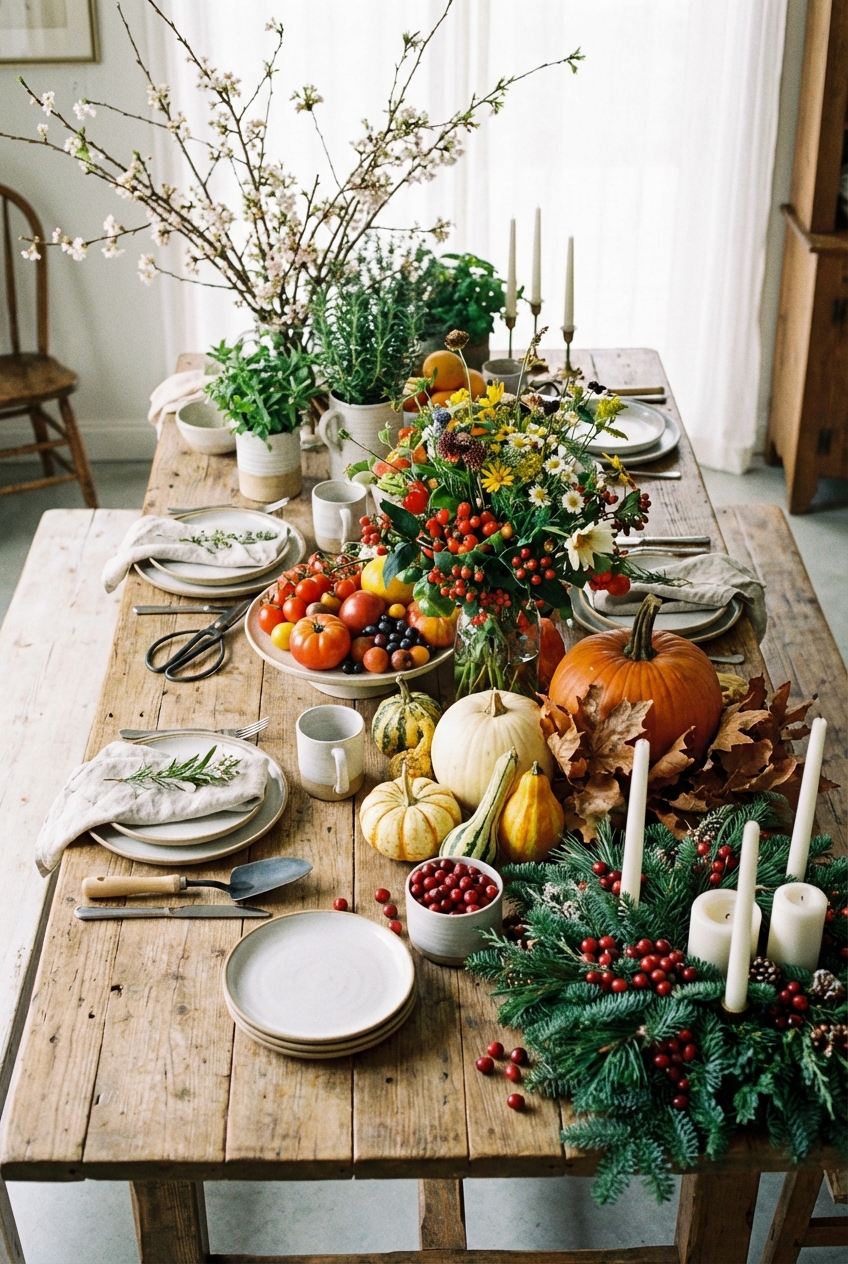 Garden-to-Table Decor Ideas for Every Season