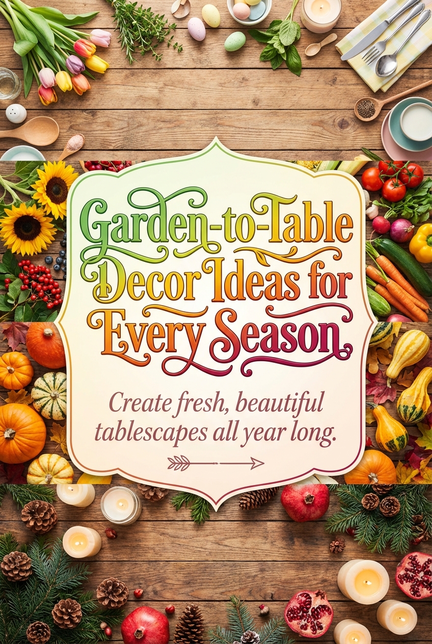 Garden-to-Table Decor Ideas for Every Season - photo 2