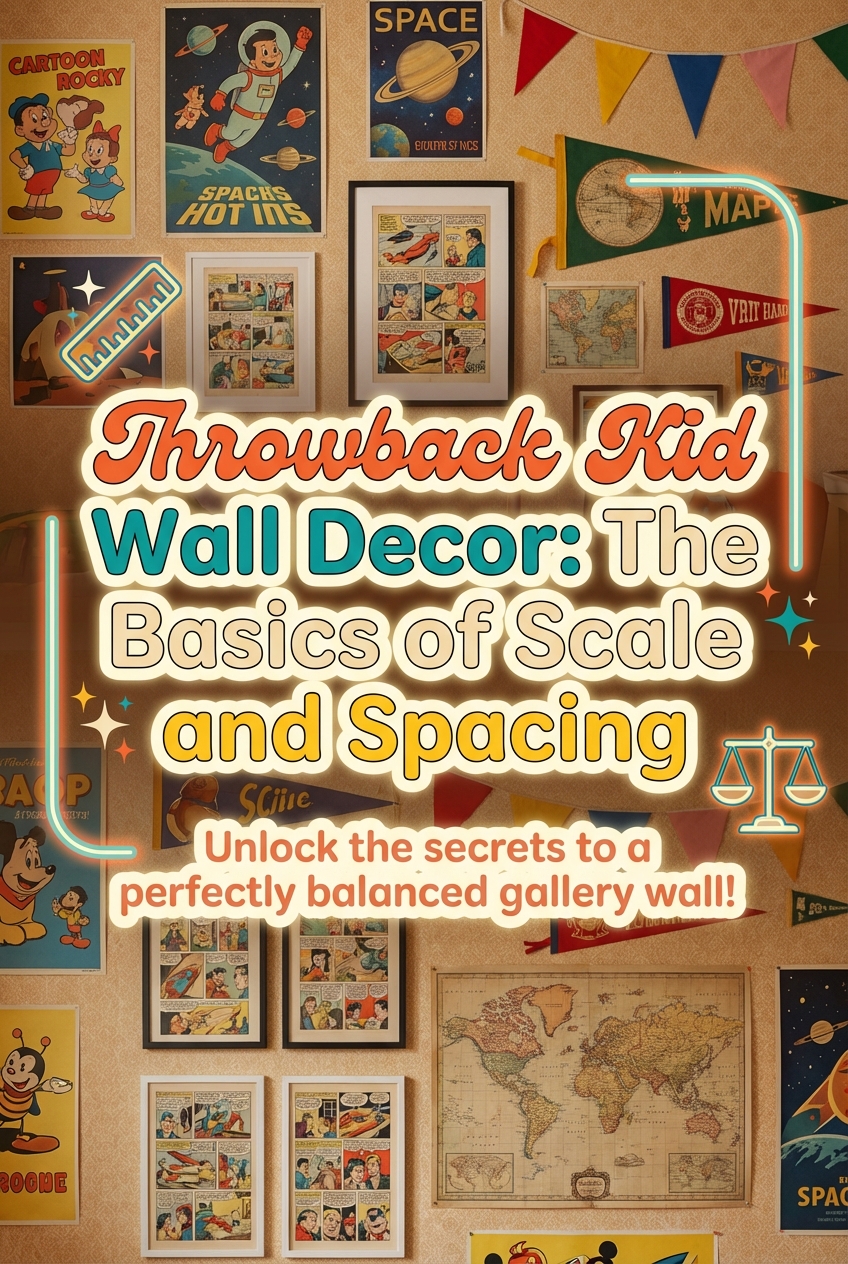 Throwback Kid Wall Decor: The Basics of Scale and Spacing - photo 2