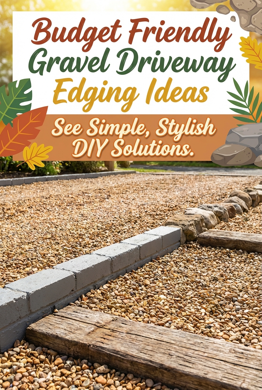 Budget Friendly Gravel Driveway Edging Ideas - photo 2