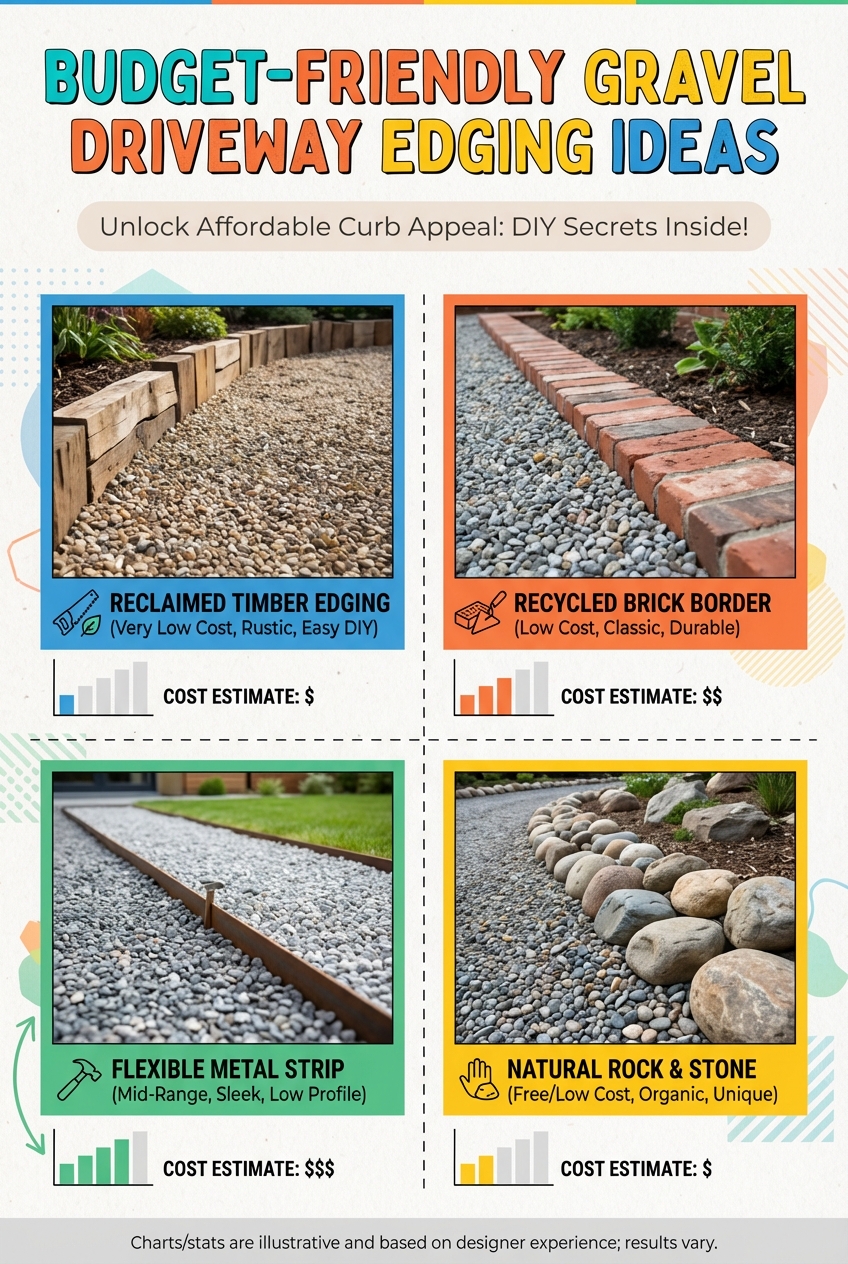 Budget Friendly Gravel Driveway Edging Ideas - photo 4