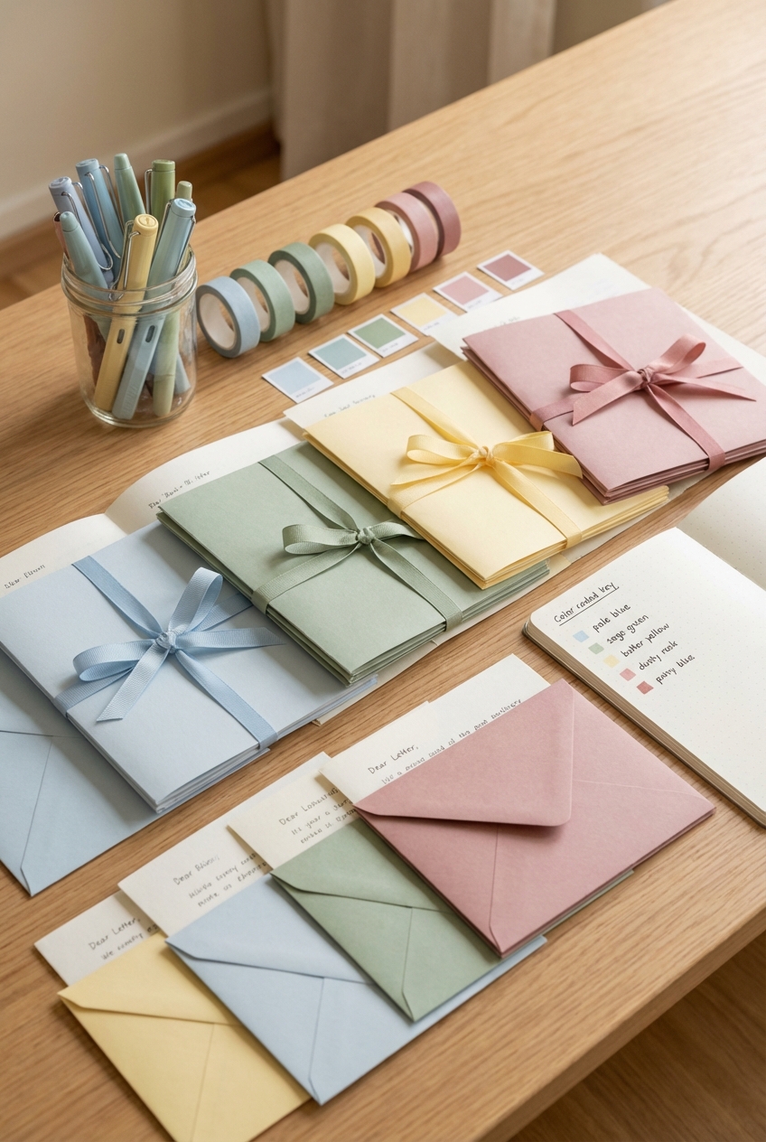 Pen Pals Color-Coding Ideas That Still Look Calm