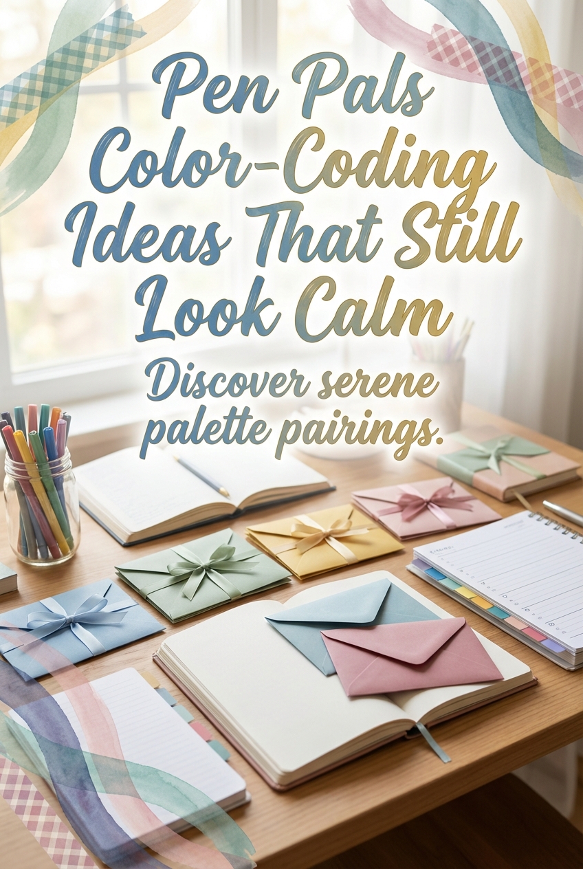 Pen Pals Color-Coding Ideas That Still Look Calm - photo 2