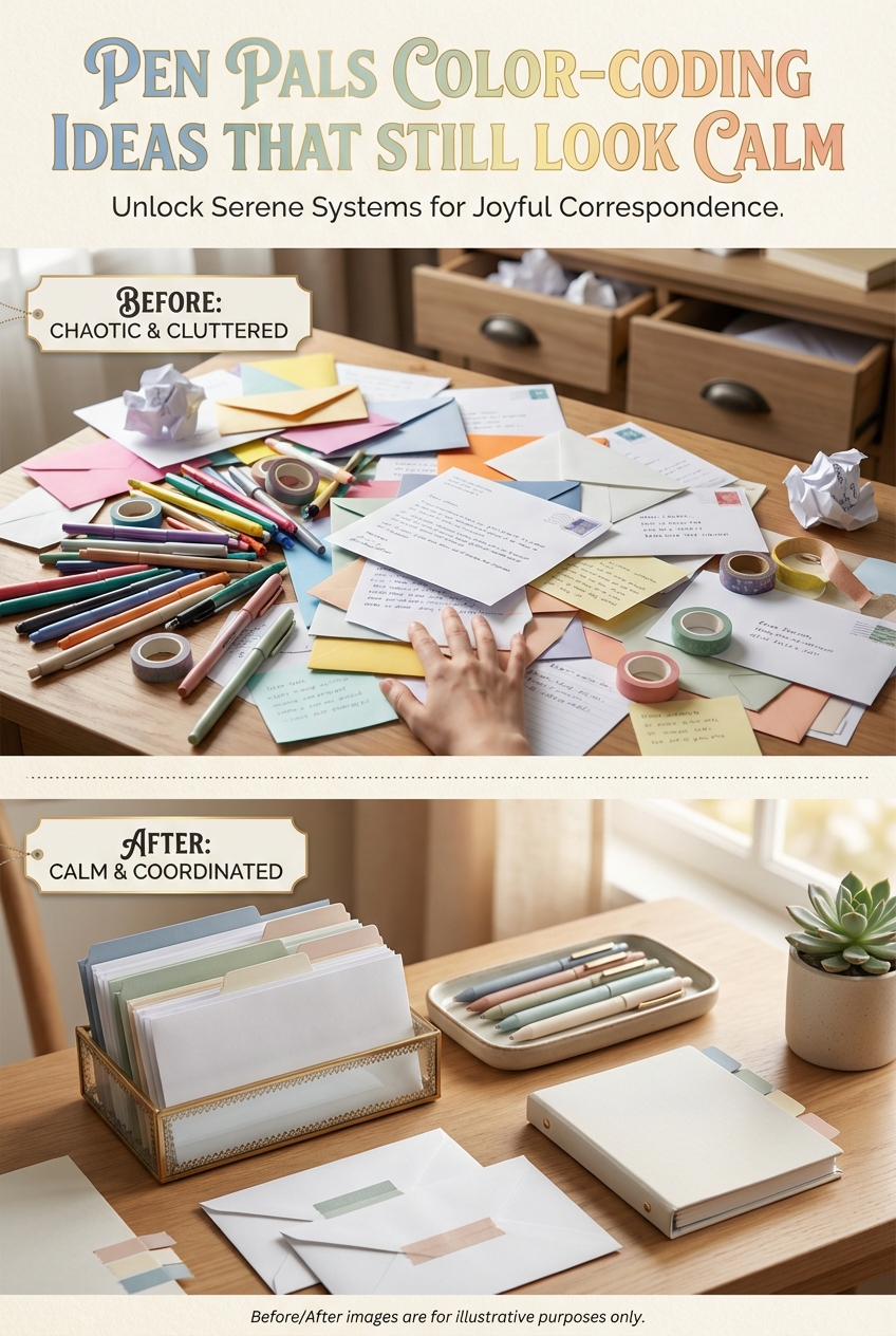 Pen Pals Color-Coding Ideas That Still Look Calm - photo 5