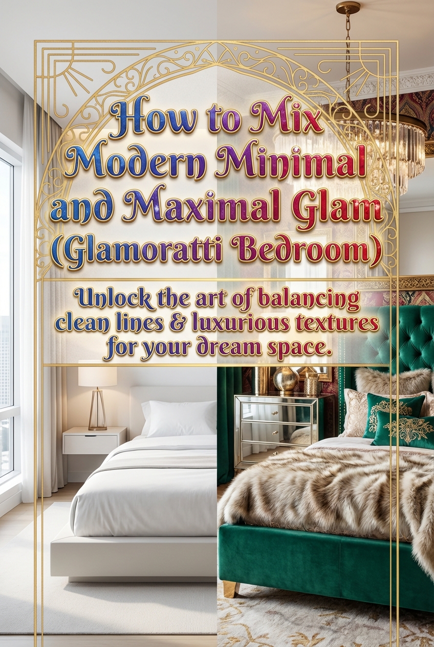 How to Mix Modern Minimal and Maximal Glam (Glamoratti Bedroom) - photo 2