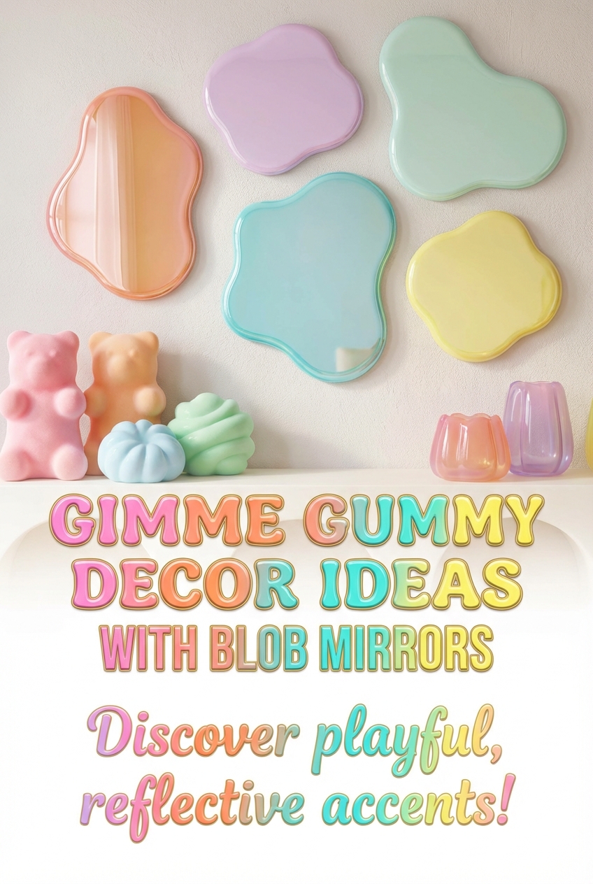 Gimme Gummy Decor Ideas with Blob Mirrors - photo 2