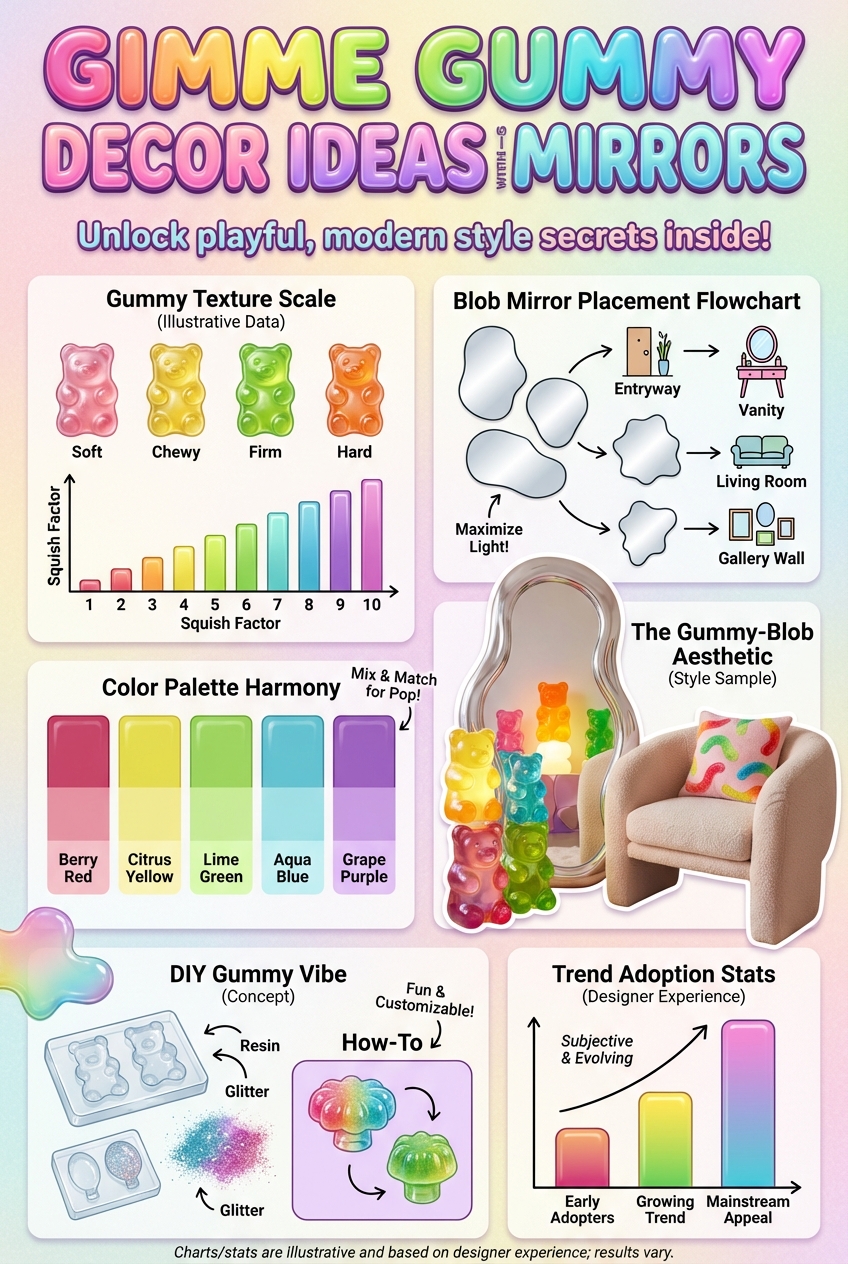 Gimme Gummy Decor Ideas with Blob Mirrors - photo 4