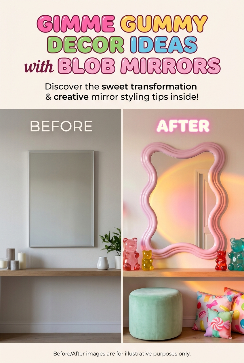 Gimme Gummy Decor Ideas with Blob Mirrors - photo 5