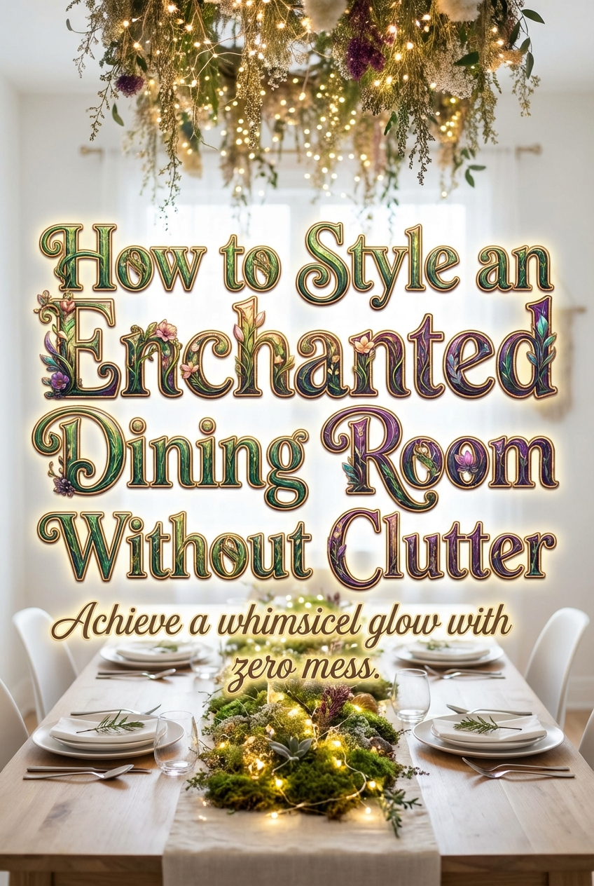 How to Style an Enchanted Dining Room Without Clutter - photo 2