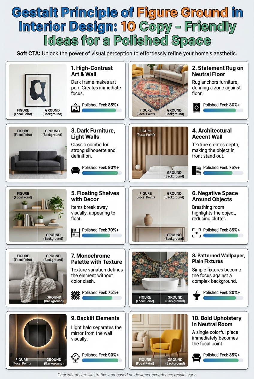 Gestalt Principle of Figure Ground in Interior Design: 10 Copy – Friendly Ideas for a Polished Space - photo 3