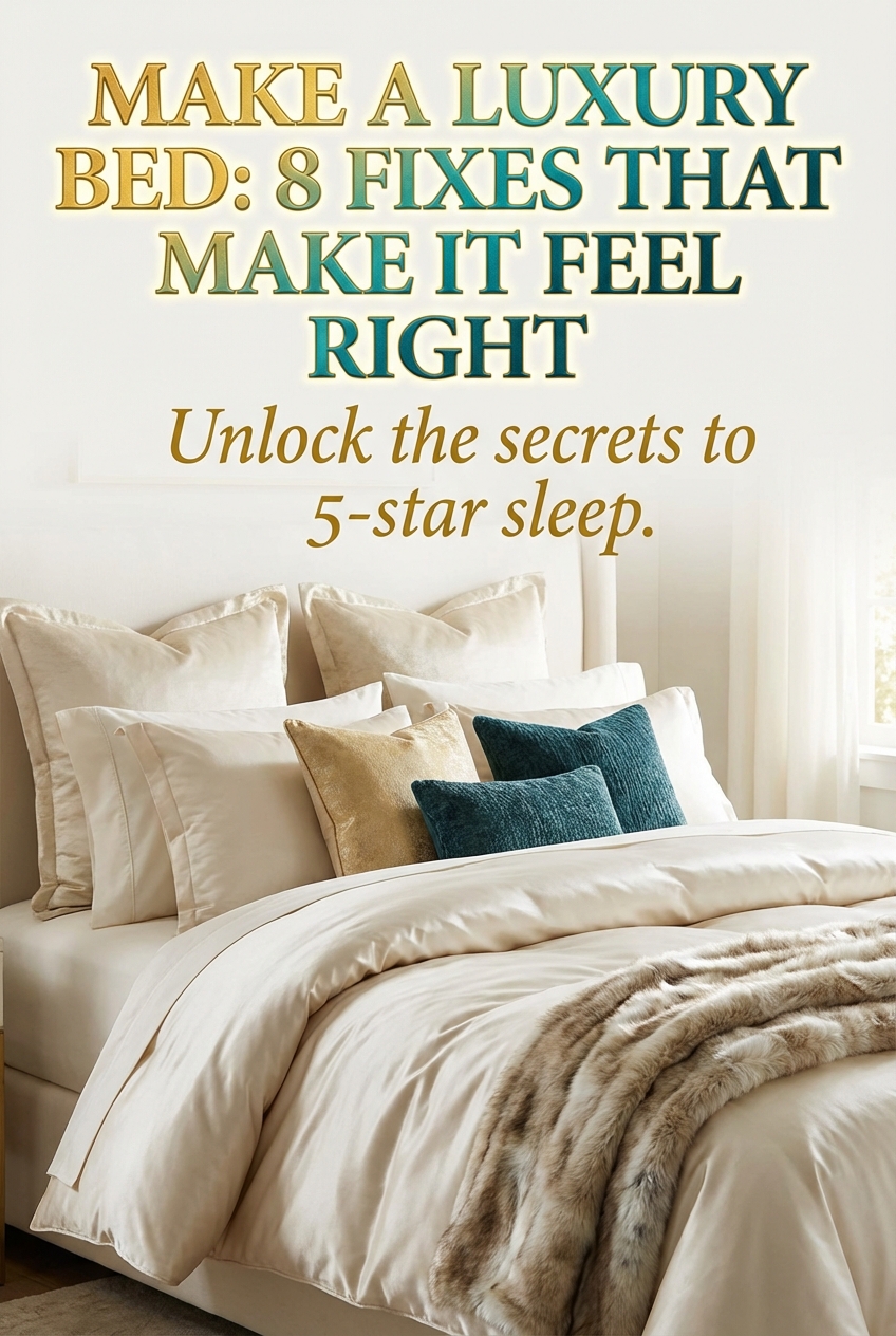Make a Luxury Bed: 8 Fixes That Make It Feel Right - photo 2