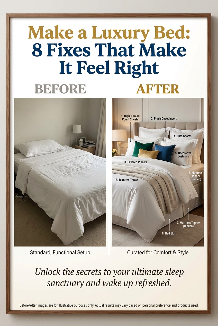 Make a Luxury Bed: 8 Fixes That Make It Feel Right - photo 5
