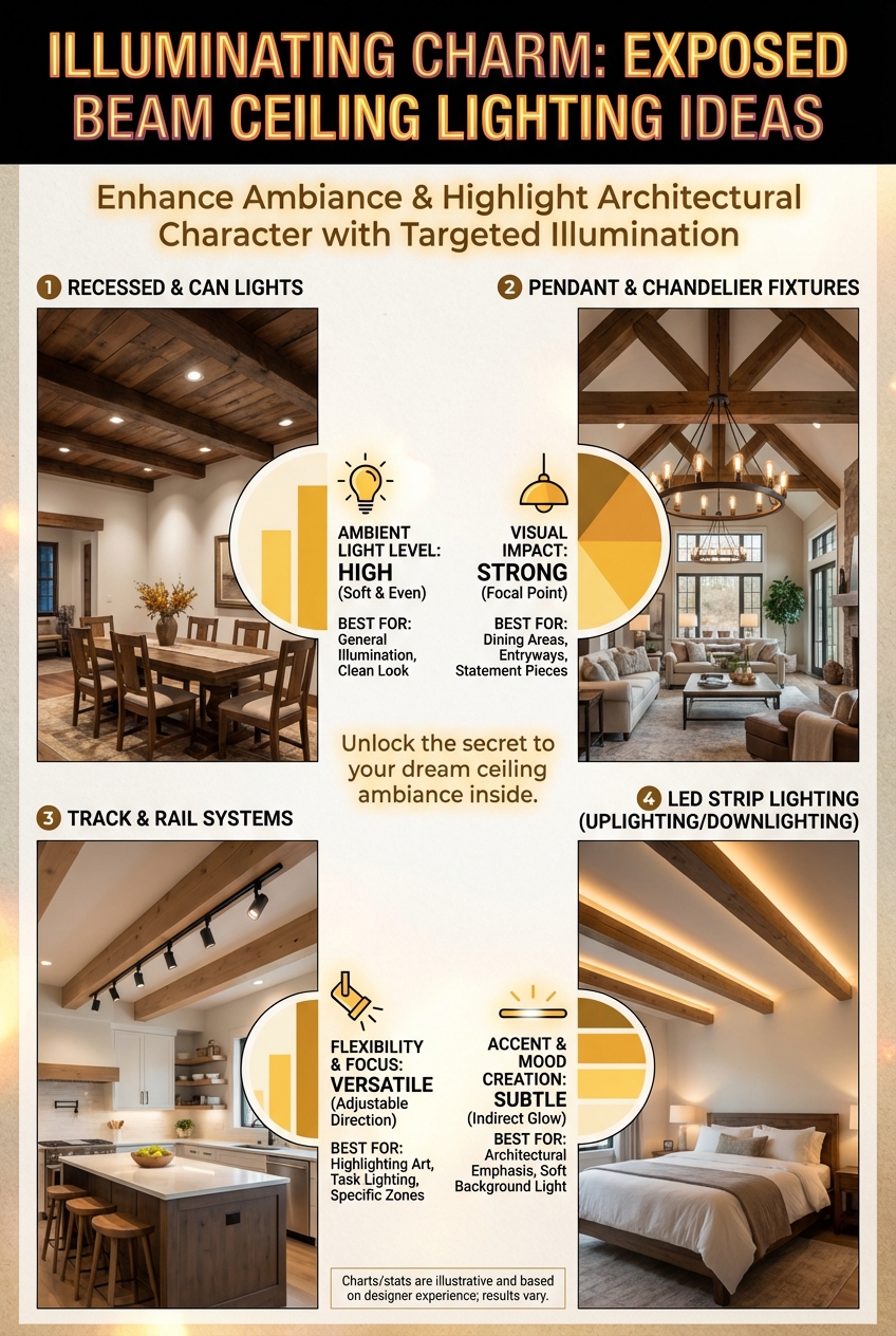 Illuminating Charm Exposed Beam Ceiling Lighting Ideas - photo 3