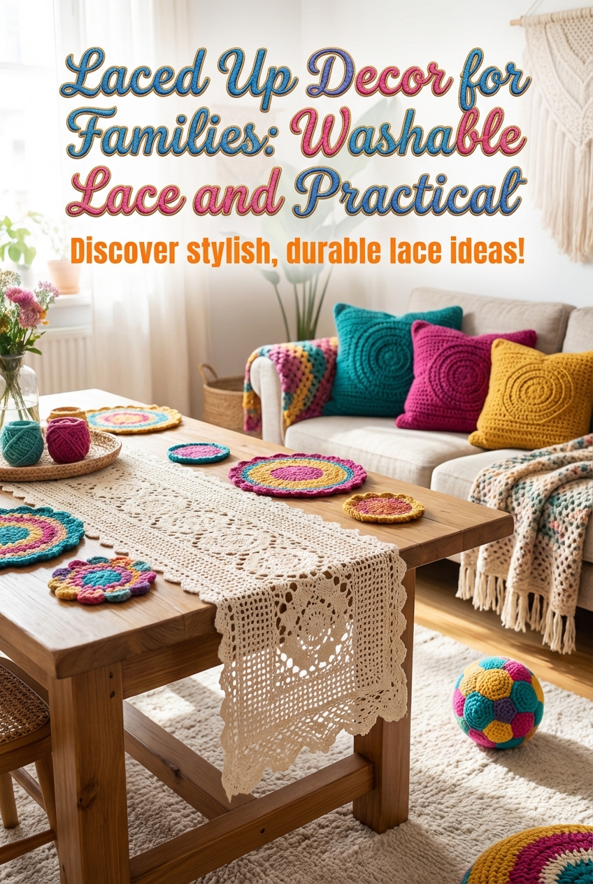 Laced Up Decor for Families: Washable Lace and Practical Crochet - photo 2