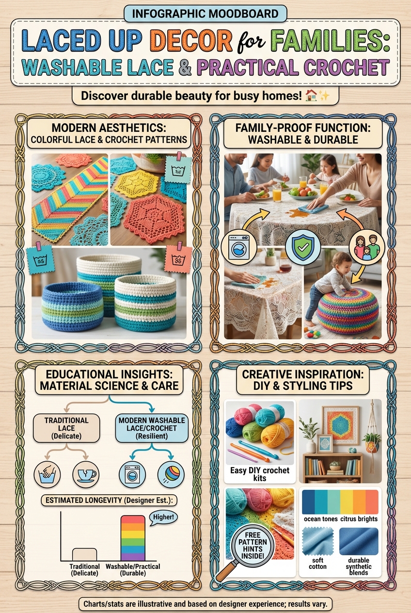 Laced Up Decor for Families: Washable Lace and Practical Crochet - photo 4