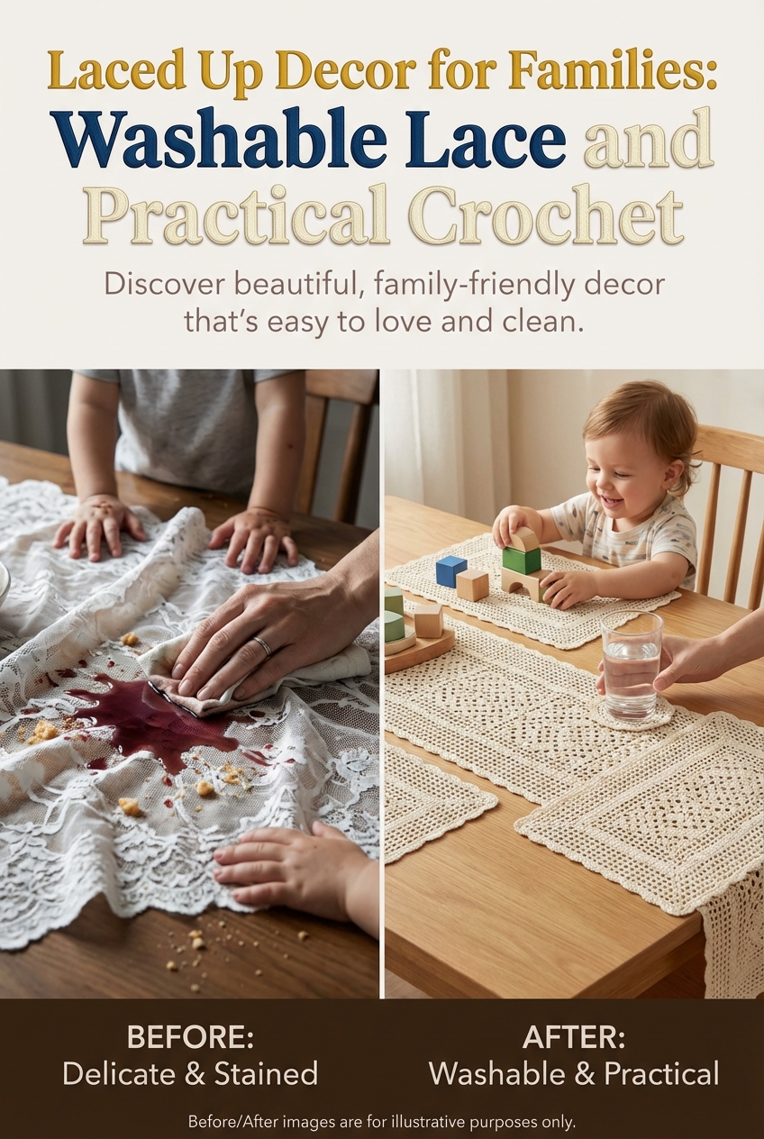 Laced Up Decor for Families: Washable Lace and Practical Crochet - photo 5