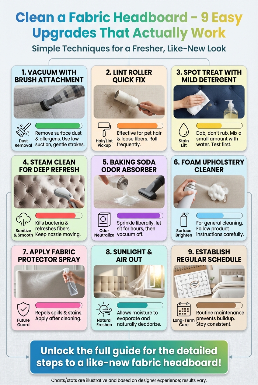 Clean a Fabric Headboard – 9 Easy Upgrades That Actually Work - photo 3