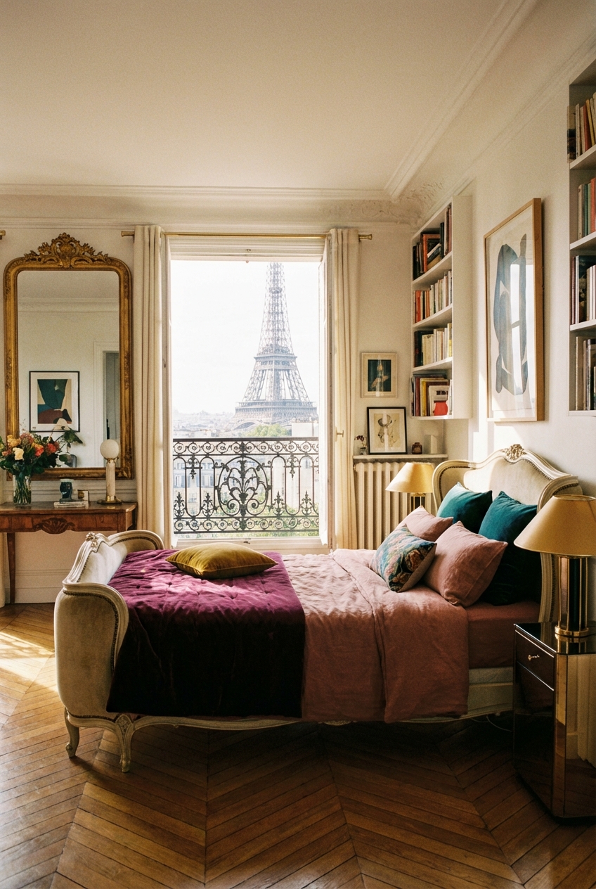 Parisian Bedroom Decor Ideas for Chic Interiors