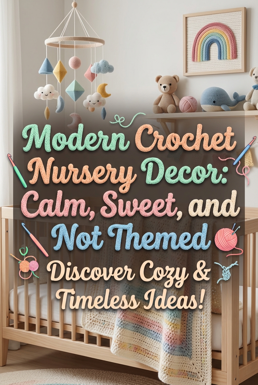 Modern Crochet Nursery Decor: Calm, Sweet, and Not Themed - photo 2